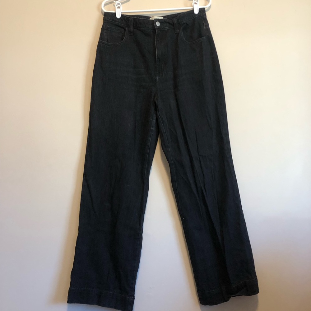 Universal Threads High Rise Wide Leg Black Jeans